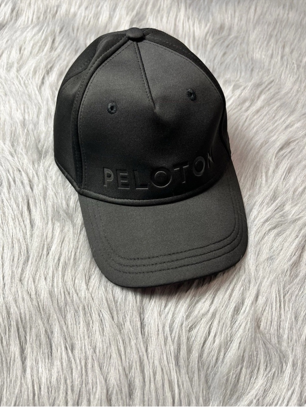 Peloton Black Red Strap One Size Baseball Hat